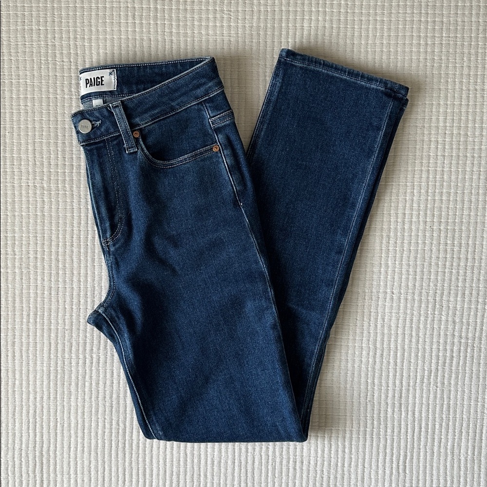 LIKE NEW PAIGE Cindy High Rise Straight Jeans